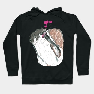 Kissing otter Hoodie